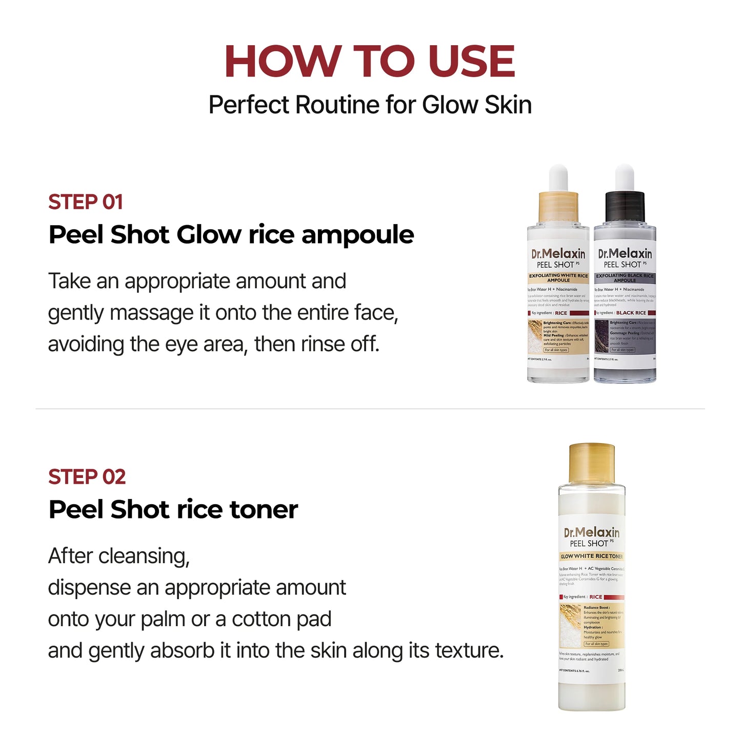 Dr. Melaxin Rice Peel Ampoule
